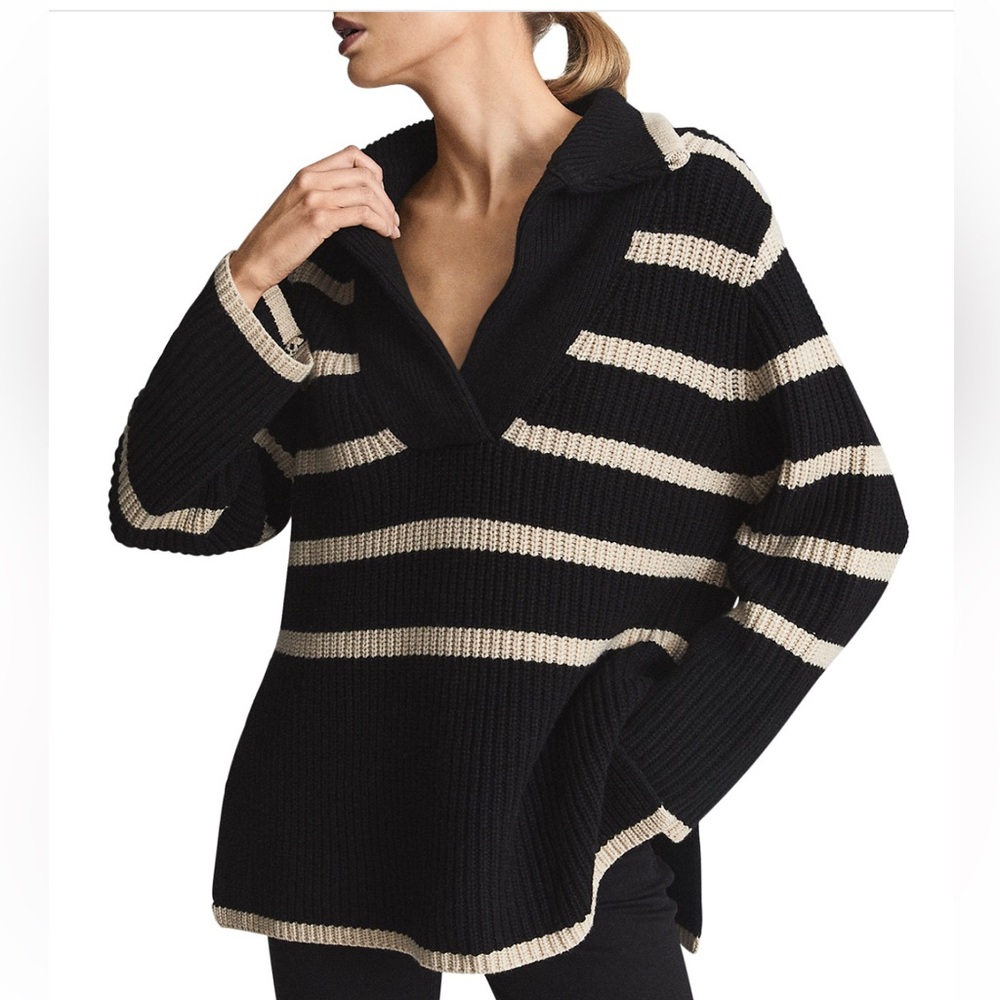 Reiss Harper stripe sweater - Picture 2 of 12